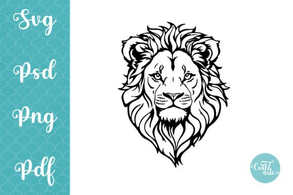 Download Lion | SVG PNG Silhouette Cut File - Silhouette Collection