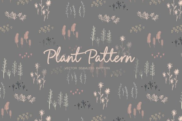 Download Plant Pattern Seamless Pattern Graphic - Plant pattern Collection