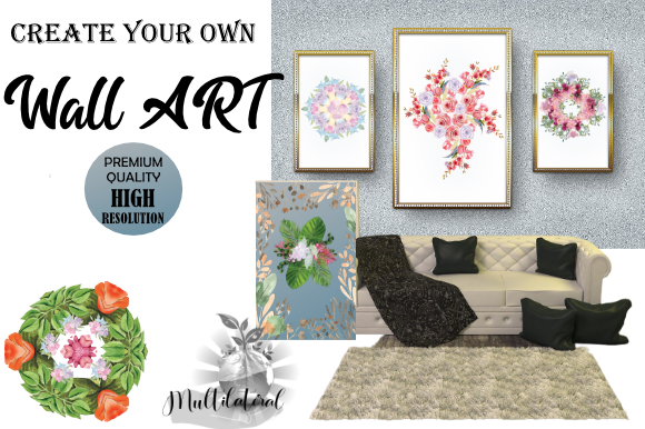 Download Watercolor Floral Elements | Background - Watercolor floral elements Collection
