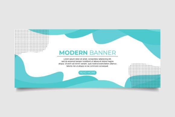 Download Abstract Banner with Modern Shapes - Modern shapes Collection