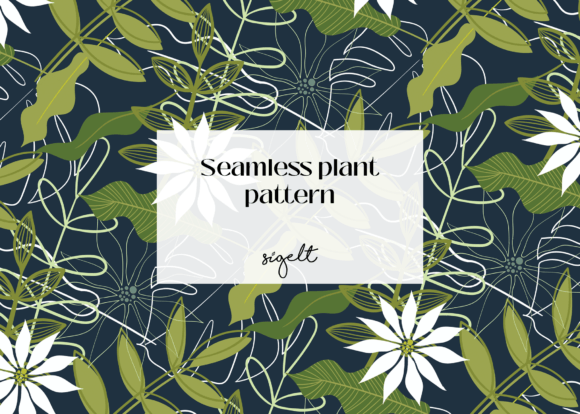 Download Seamless Plant Pattern - Plant pattern Collection