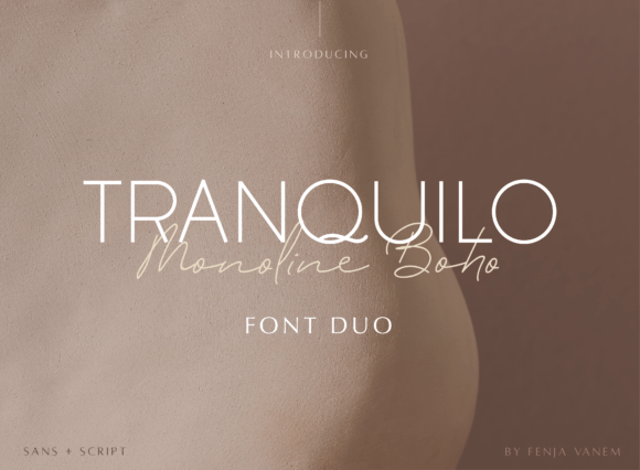 Download Tranquilo Monoline Boho - Monoline Collection