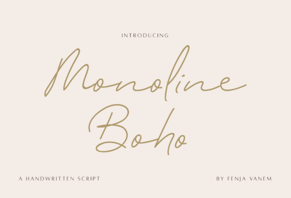 Download Monoline Boho - Monoline Collection
