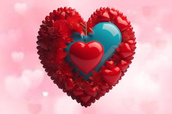 Download Valentine Heart Shape Illustrations - Shape illustrations Collection
