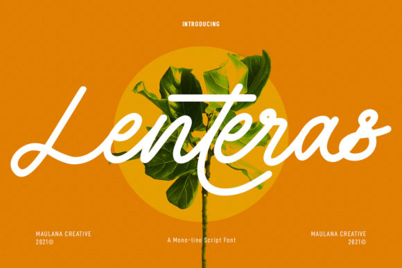 Download Lenteras Monoline Script - Monoline Collection