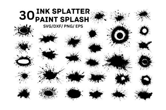 Download Ink Splatter Svg, Paint Splash - Splatter Collection