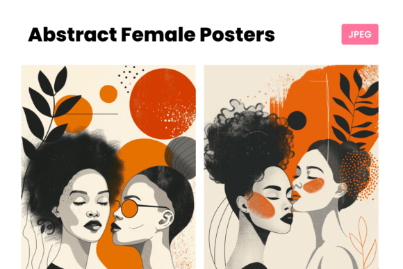 Download Abstract Female Posters | Modern Shapes - Modern shapes Collection