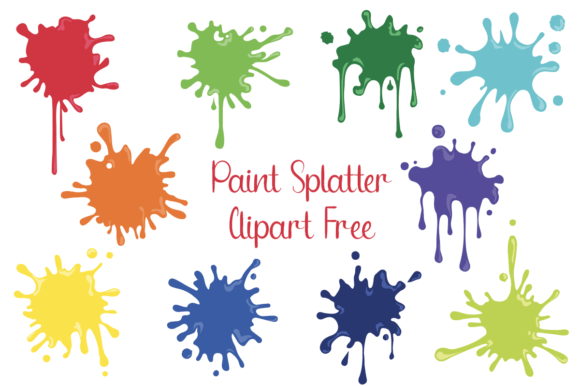 Download Paint Splatter Clipart Free - Splatter Collection