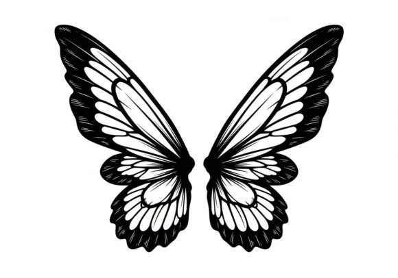 Download Black Butterfly Silhouette - Silhouette Collection