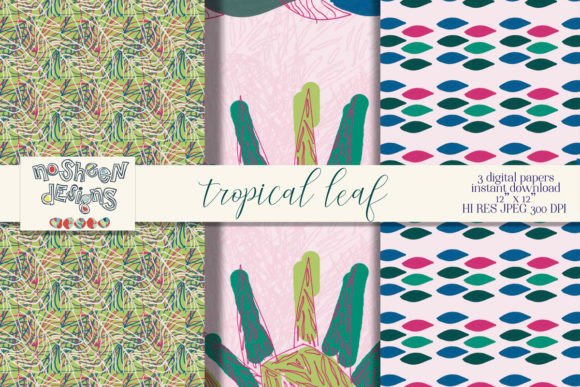 Download Leaf and Plant Pattern Abstract Papers - Plant pattern Collection