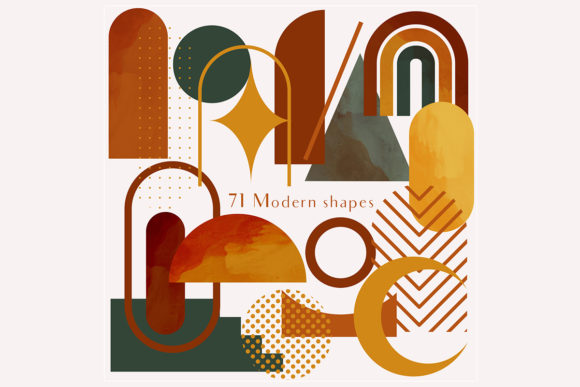 Download 71 Modern Shapes Clipart Illustrations - Modern shapes Collection